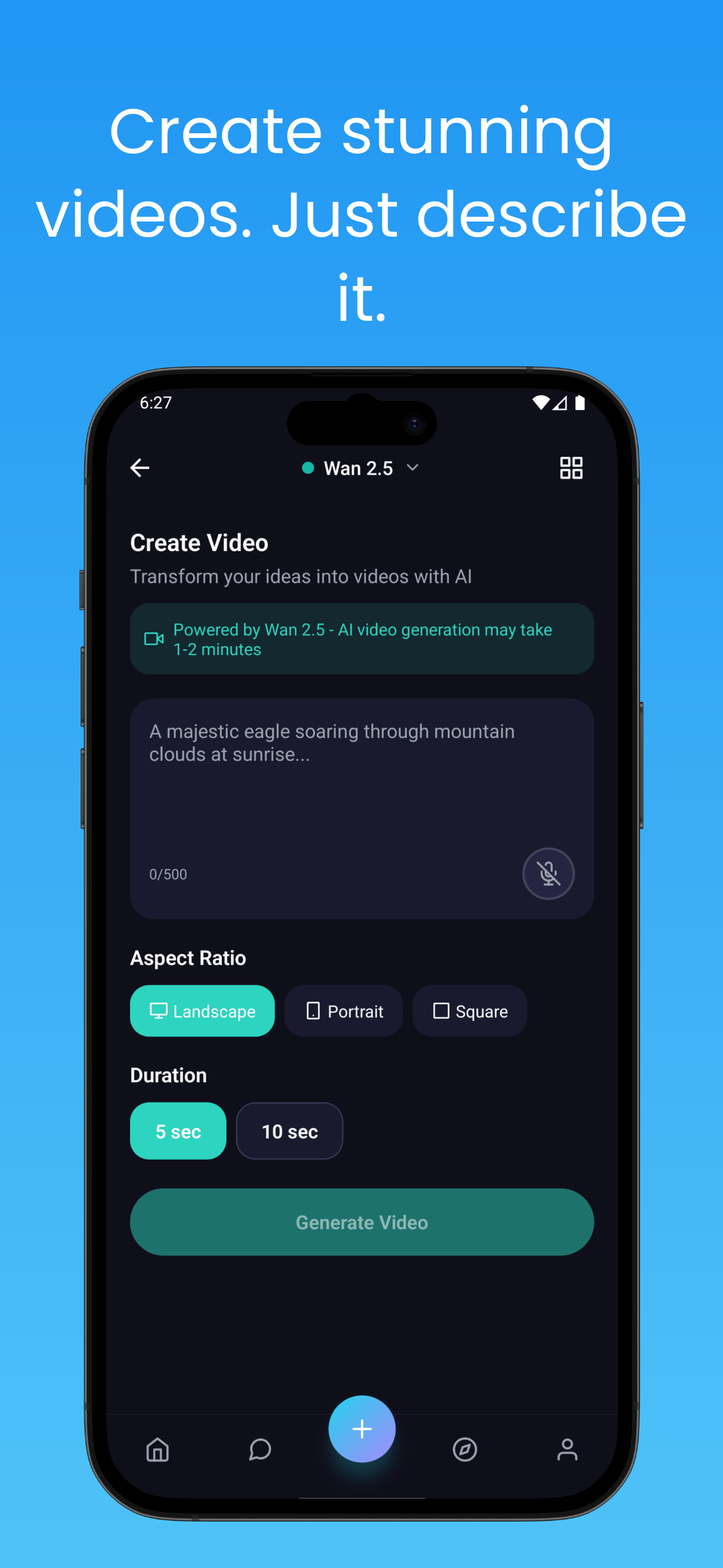 Video Generation - App Screenshot